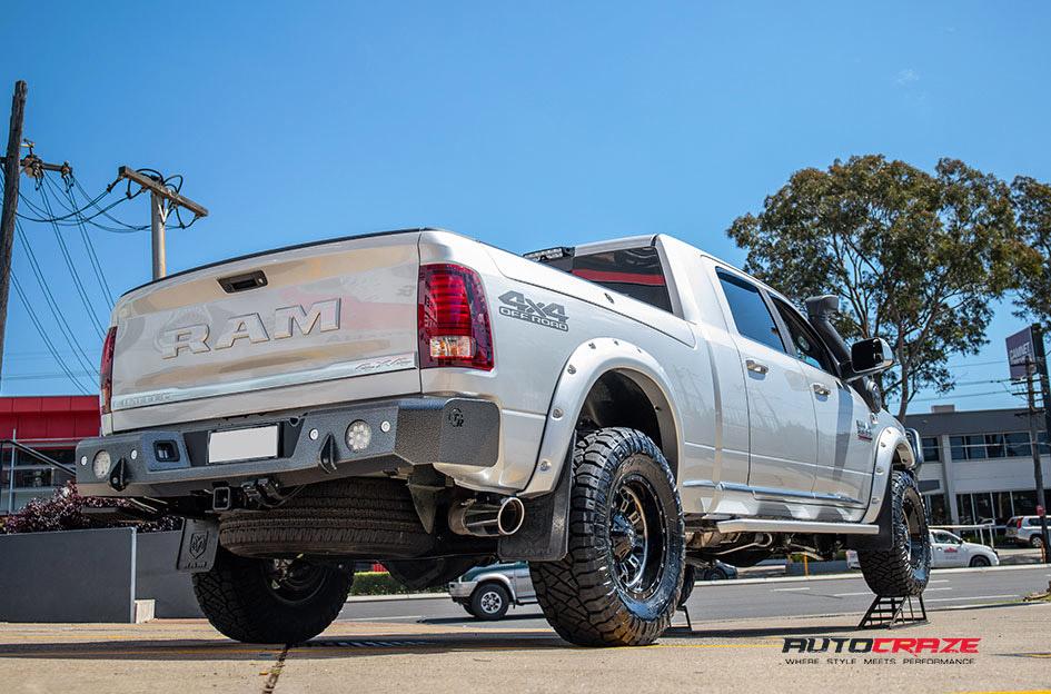 DODGE RAM CRUSH GLOSS BLACK DOUBLE DARK TINT